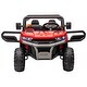 preview thumbnail 10 of 95, Electric 24V Ride-On Dump Truck for Kids, 2 Seater with Remote Control, Non-Slip Tires, and Storage Space