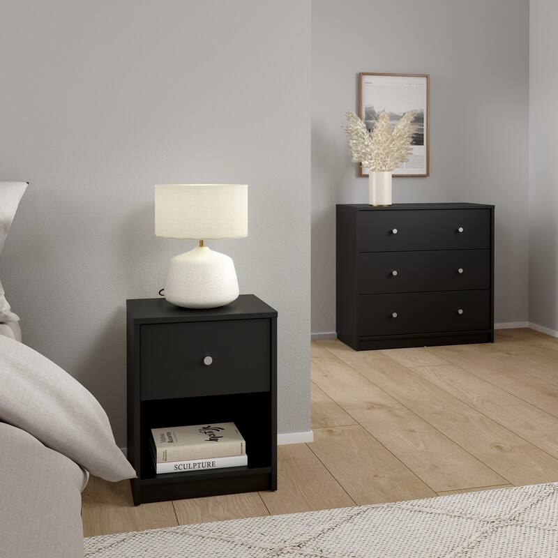 Porch & Den Zoe 3-Piece Bedroom Set - Nightstand And Chest Set Of 2