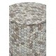 preview thumbnail 15 of 15, Multi Colored Mother of Pearl Shell Handmade Mosaic Geometric Accent Table