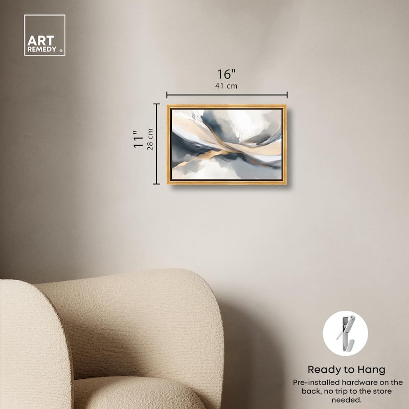 Dynamic Swirls II Canvas by Art Remedy