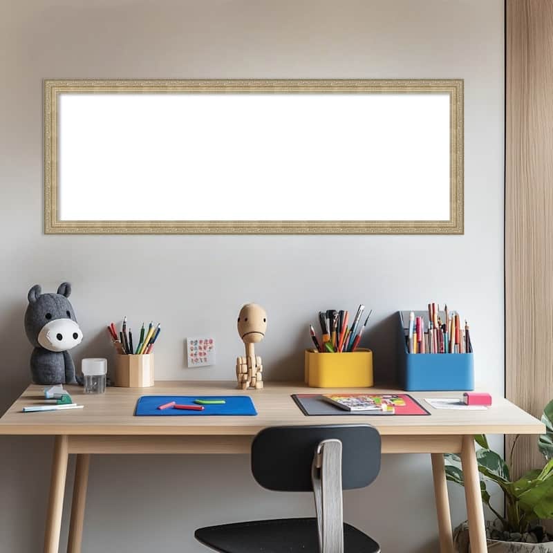Amanti Art Paris Champagne Framed Dry Erase Magnetic Board