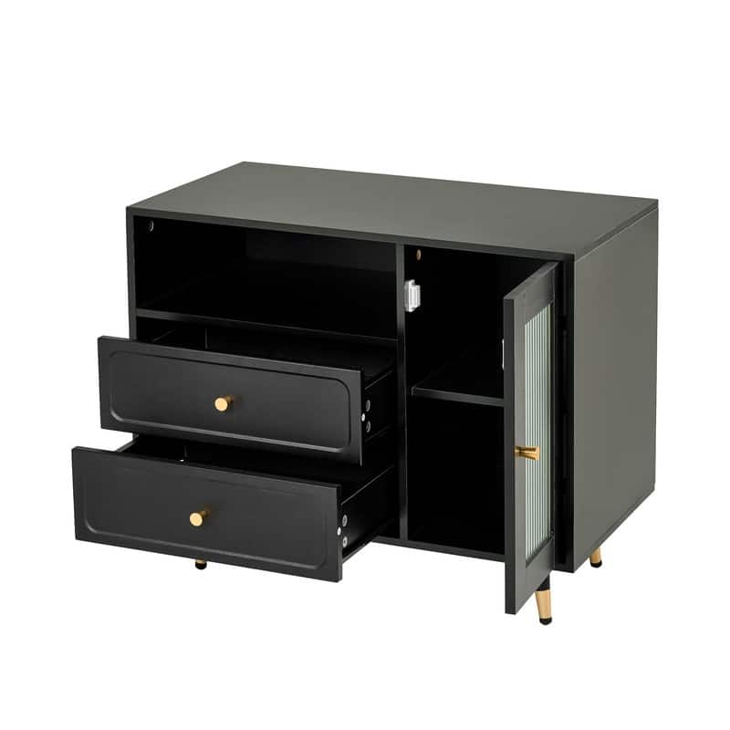 Vanity Dresser with Mirror and Stool Set Storage Drawers Luxury Furniture