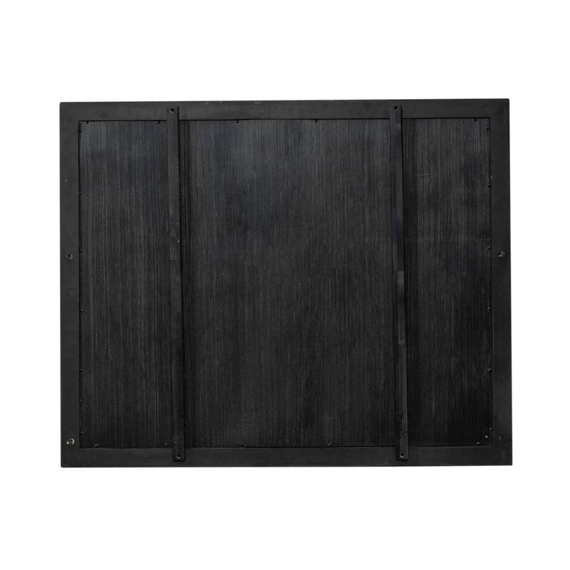 Americana Farmhouse Black Landscape Mirror