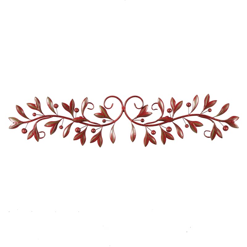 Green Iron Traditional Wall Decor Floral and botanical