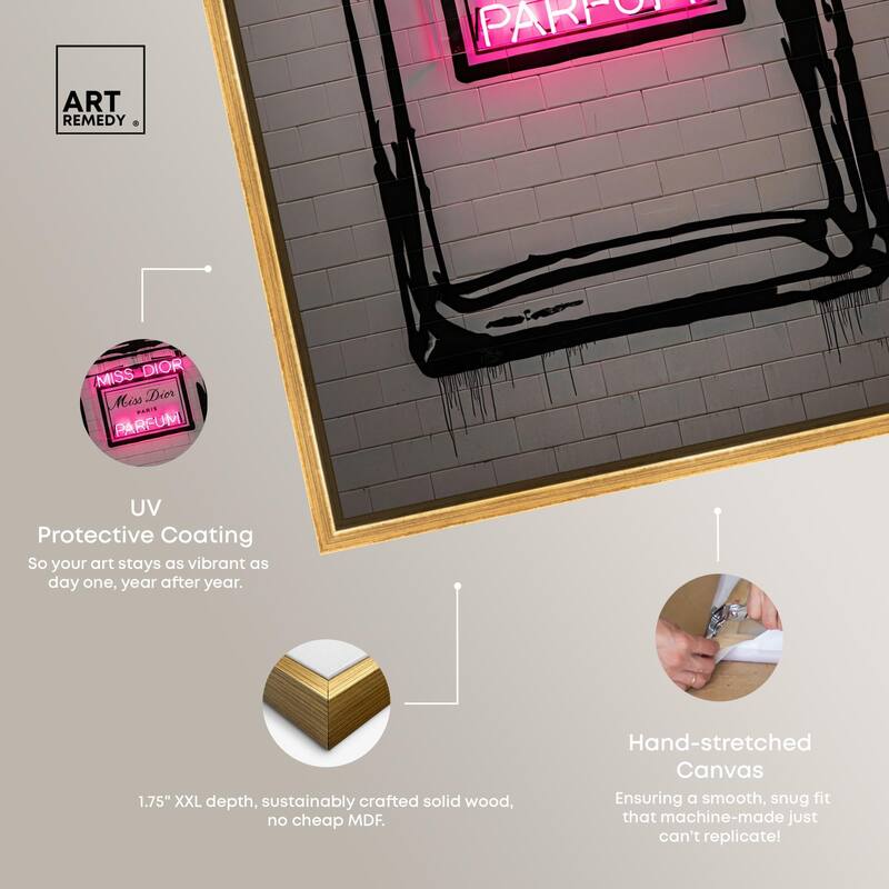 Miss Neon Dream Canvas by Art Remedy