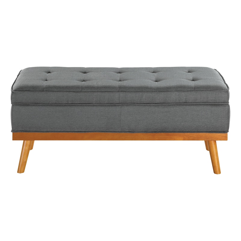 Carson Carrington Sastamala Mid-century Storage Bench