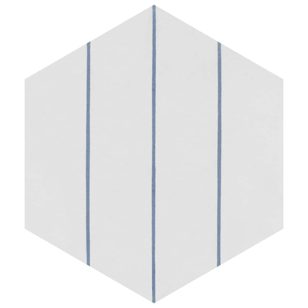 Merola Tile Porto Savona Hex Niagara 8-5/8" x 9-7/8" Porcelain Floor and Wall Tile