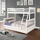 preview thumbnail 17 of 21, Twin Over Full Bunk Bed with Storage Drawers, Wooden Bunk Bed with Ladder and Safety Guard Rails