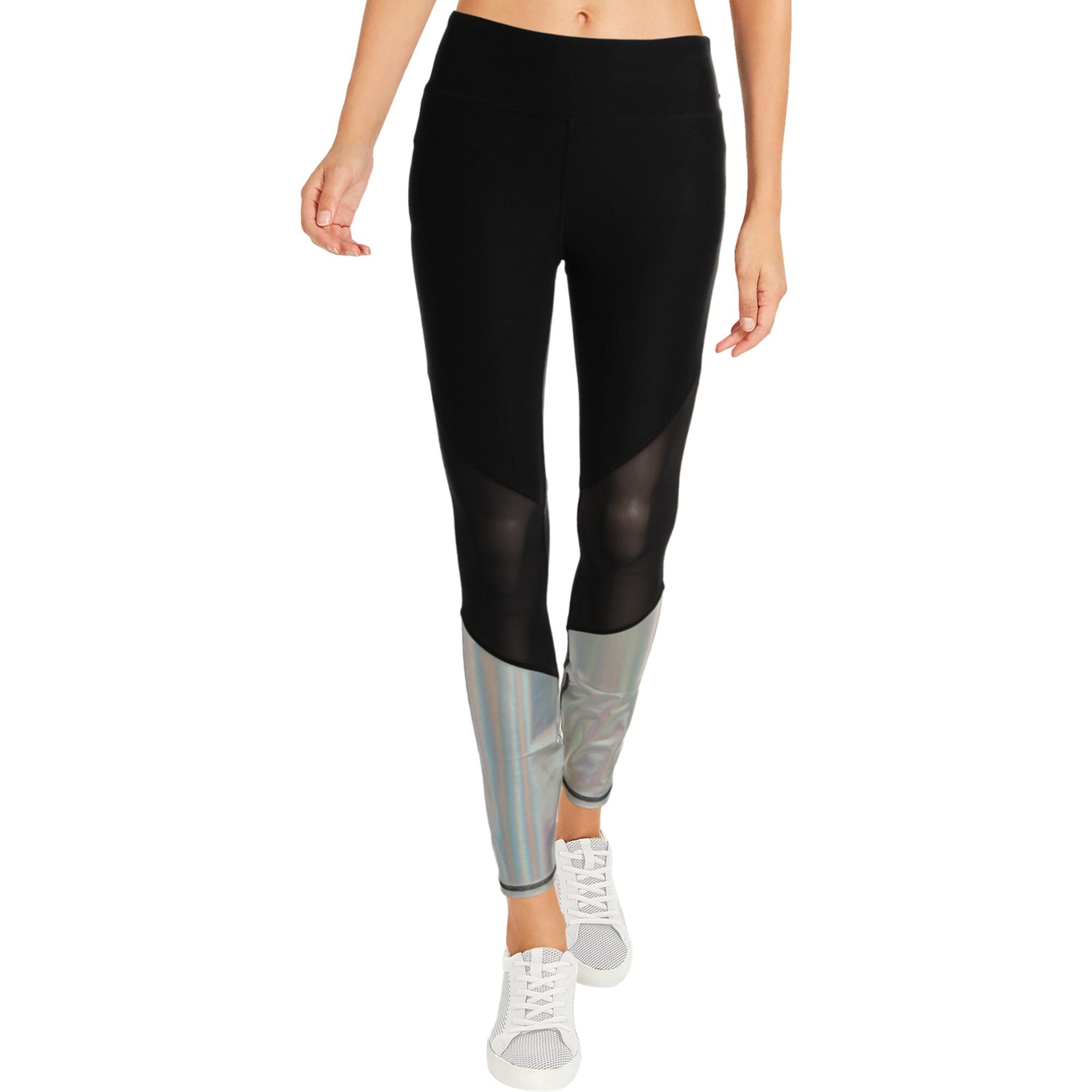 Metallic athletic leggings clearance