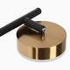 preview thumbnail 8 of 7, Modern 4-Light LED Bathroom Linear Vanity Light Black Gold Wall Sconce - 27.6" L x 5.5" W x 4.7" H