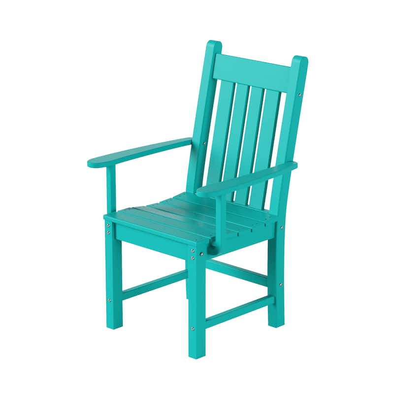 Laguna Hdpe All Weather Outdoor Patio Dining Chair With Arms