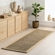 preview thumbnail 10 of 9, Nuloom Kaelie Casual Seagrass Area Rug 2'6" x 8' Runner - Beige - Runner