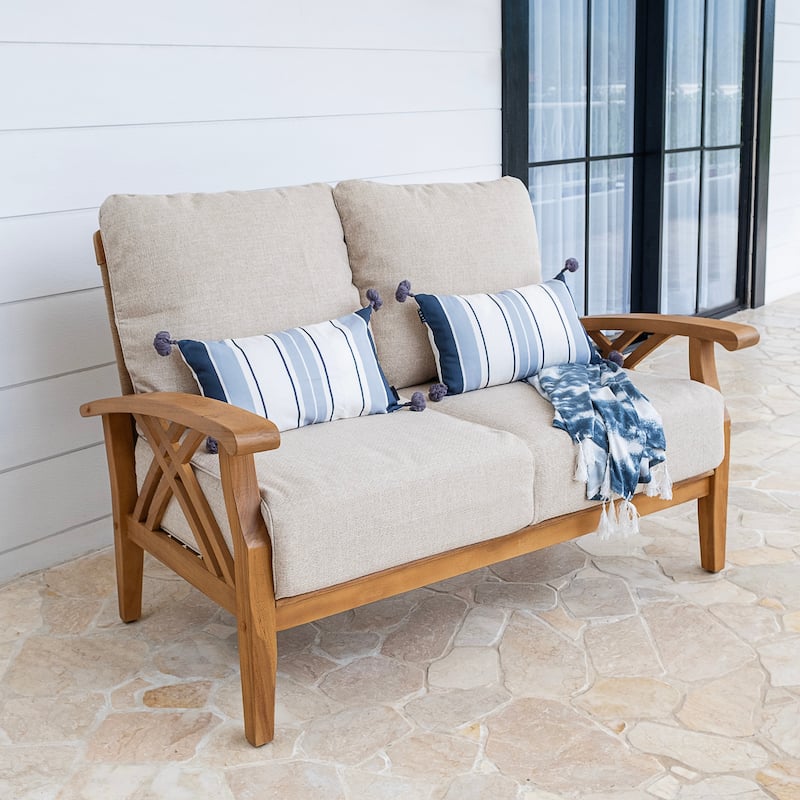 Cambridge Casual Carmel Teak Patio Conversation Set of 4