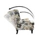 preview thumbnail 11 of 100, Olympus Upholstered Classic Manual Wingback Recliner with Spindle Legs by HULALA HOME