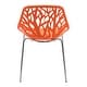 preview thumbnail 76 of 77, LeisureMod Asbury Modern Open Back Plastic Dining Side Chair