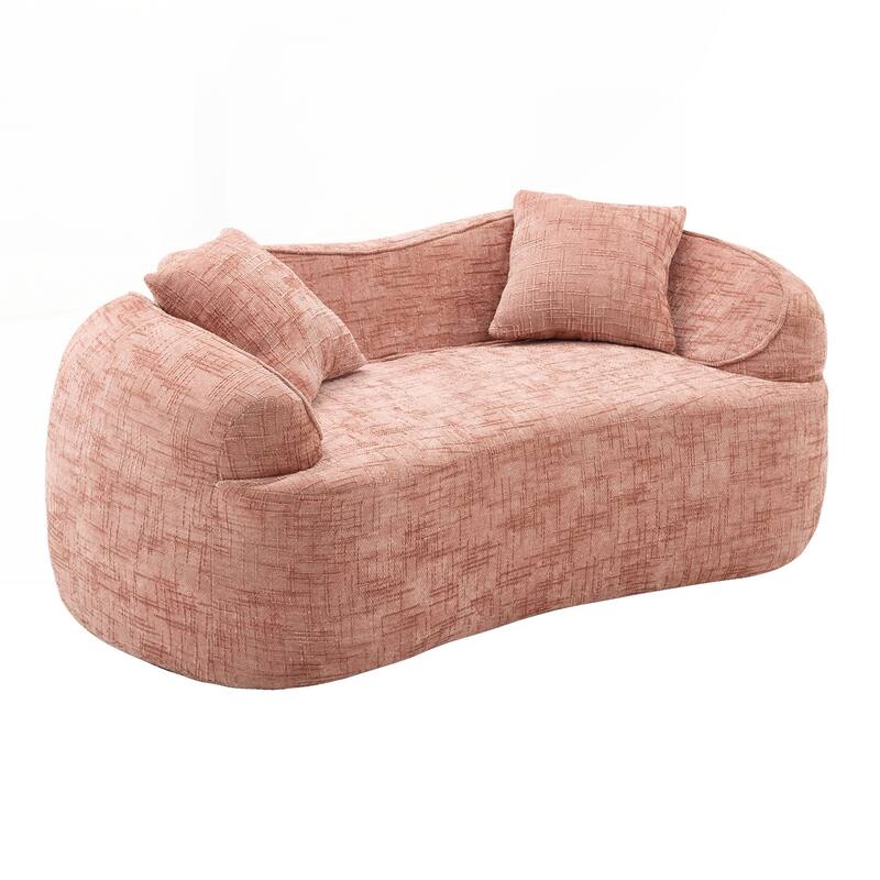 Compress Sofa. It Has Armrests on Both Sides, Comes with Two Pillows