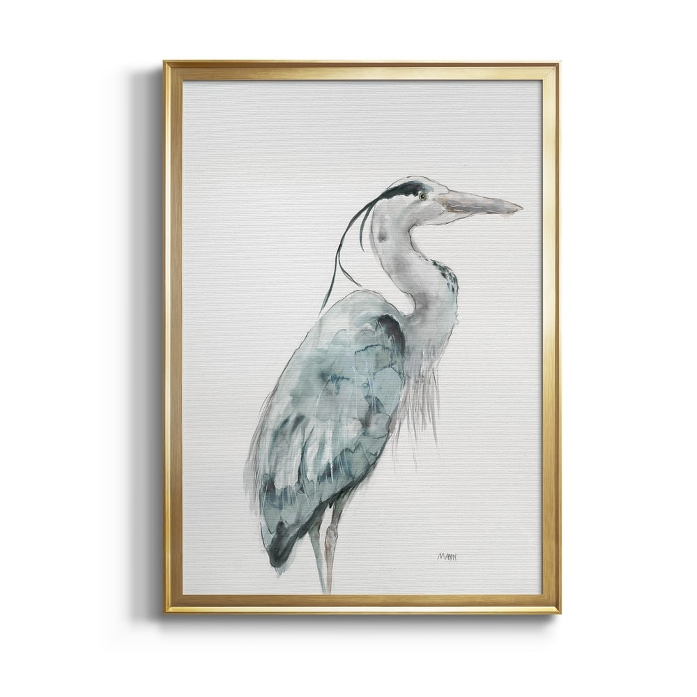 BLUE HERON I Premium Framed Canvas - Ready to Hang