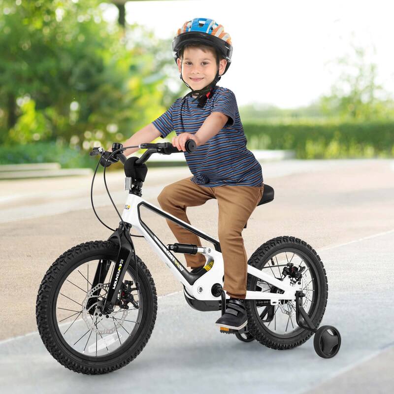 Costway 16 Inch Children Bicycle with Training Wheels & Double Disc - See Details