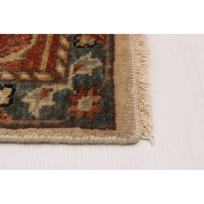 ECARPETGALLERY Hand-knotted Jules Sultane Ivory Wool Rug - 8'0 x 10'0