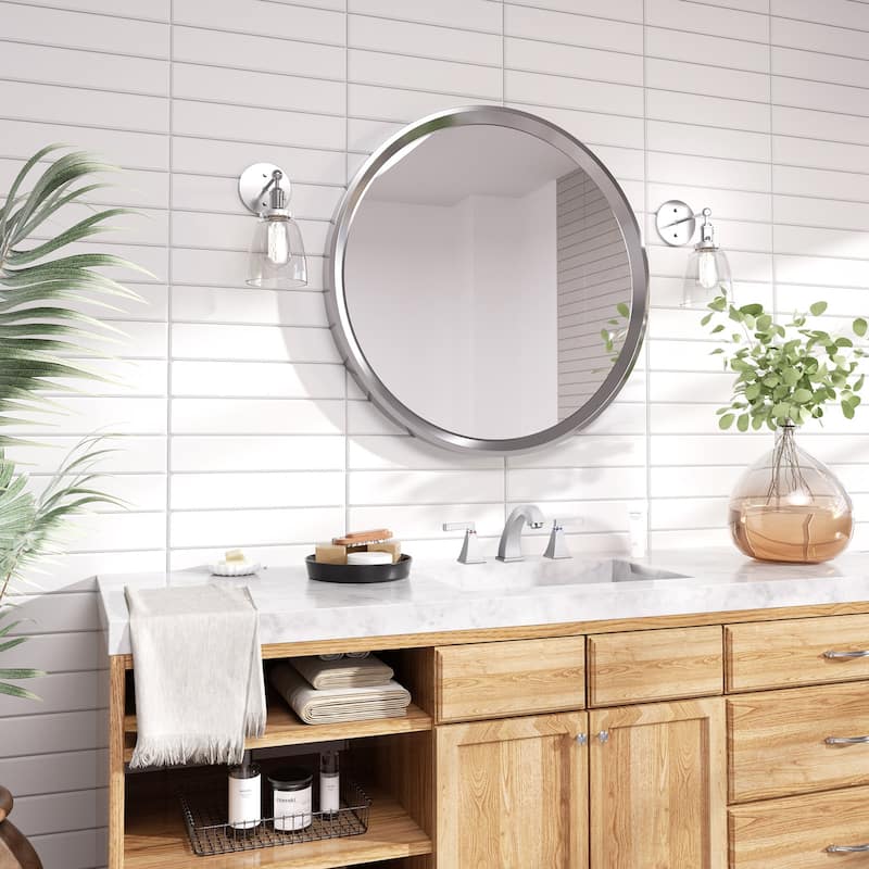 WOWOW 8 in. Widespread Double Handle Bathroom Faucet