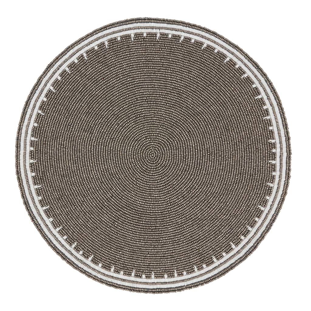 Intricate Design Beaded Placemat (Set of 4)