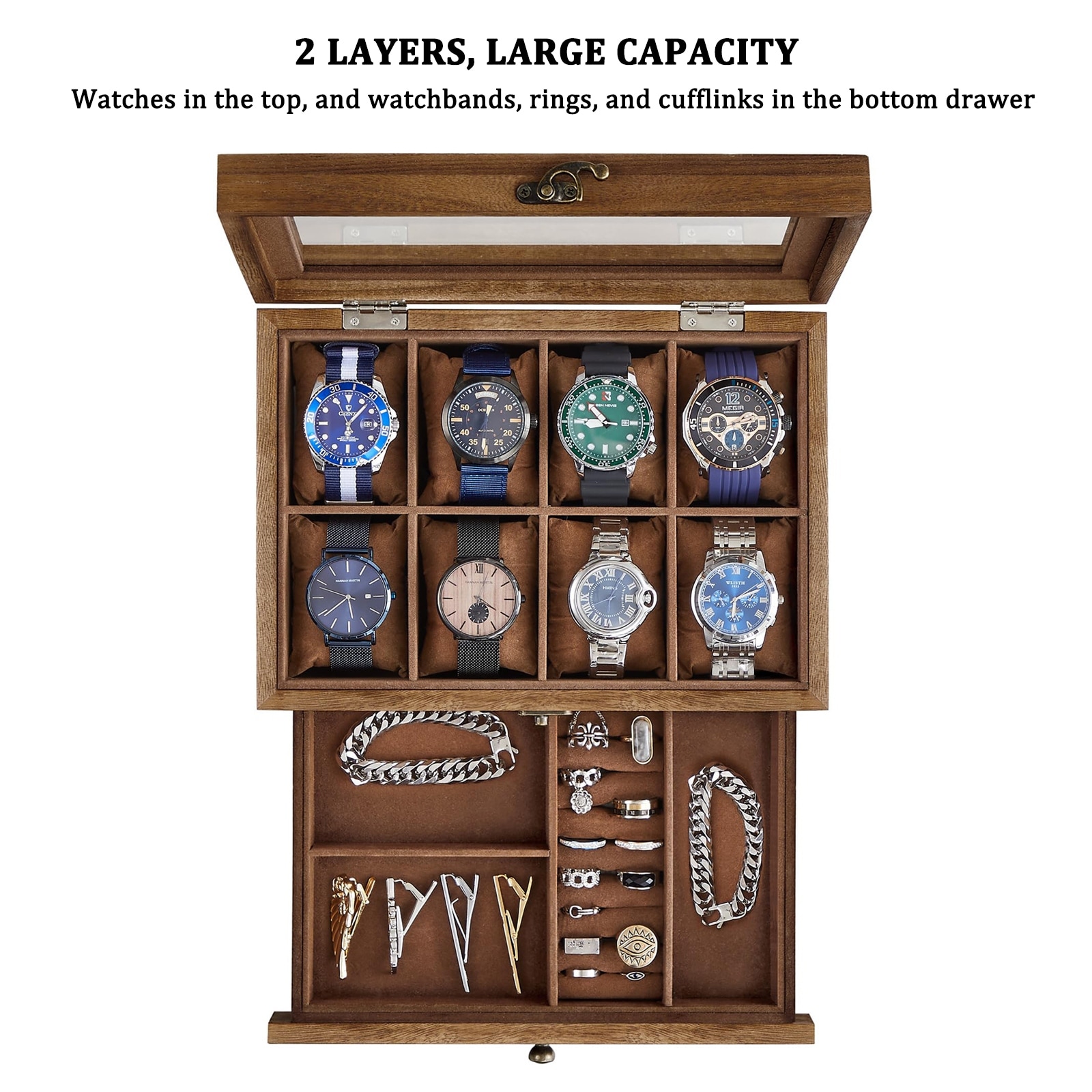 Watch display case discount