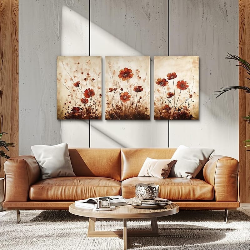Flowers Wall Pictures Watercolour Paintings Artwork Modern