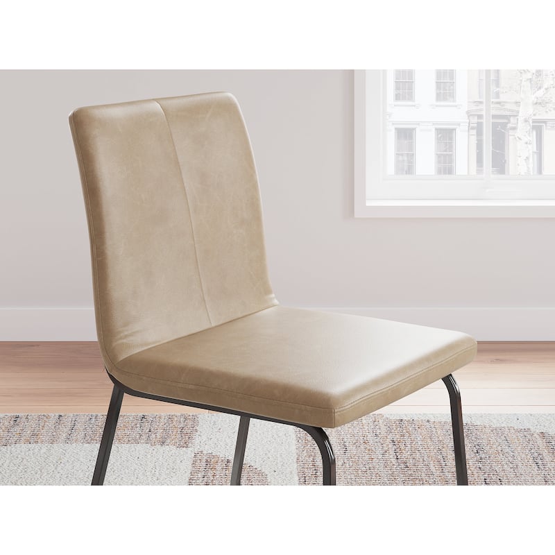 Signature Design by Ashley Pharwynn Brown Dining Chair (Set of 4) - 18.63" W x 22.63" D x 34.88" H