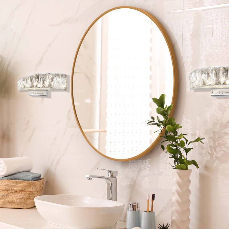 Chrome Stainless Steel LED Wall Sconce With Clear Crystal Accents
