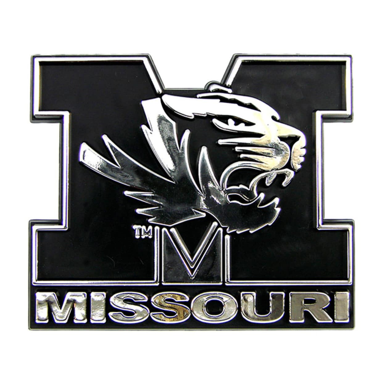NCAA Michigan Wolverines Chrome Finished Auto Emblem 3D Sticker