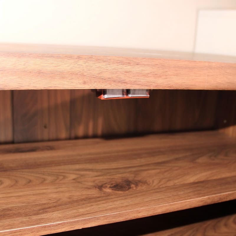 Shoe Cabinet with Shutter Doors, 6-Tier Entryway Shoe Cabinet with Adjustable Shelves, Wooden Modern Rack Organizer