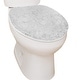 preview thumbnail 163 of 189, Home Weavers Waterford Collection Cotton Toilet Lid Rug | Elastic Fit | Fit Most Standard Toilet Lid | 18"x18"
