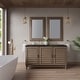 preview thumbnail 14 of 33, James Martin Vanities Portland 60" Double Vanity, Whitewashed Walnut