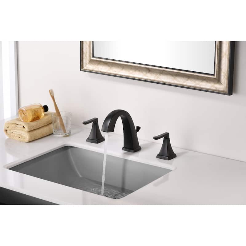 Ultra Faucets Lotto Collection 3-Hole Two-Handle Widespread Lavatory Faucet with Pop-Up Assembly