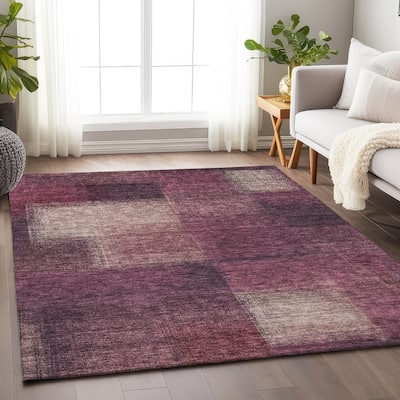 Premium Washable Super Soft Solid Ombre Mayfield Rug