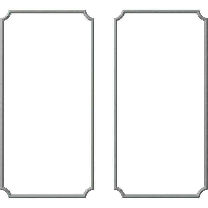 Large Classic Panel Moulding Kit - 24"W x 48"H - Double Pack