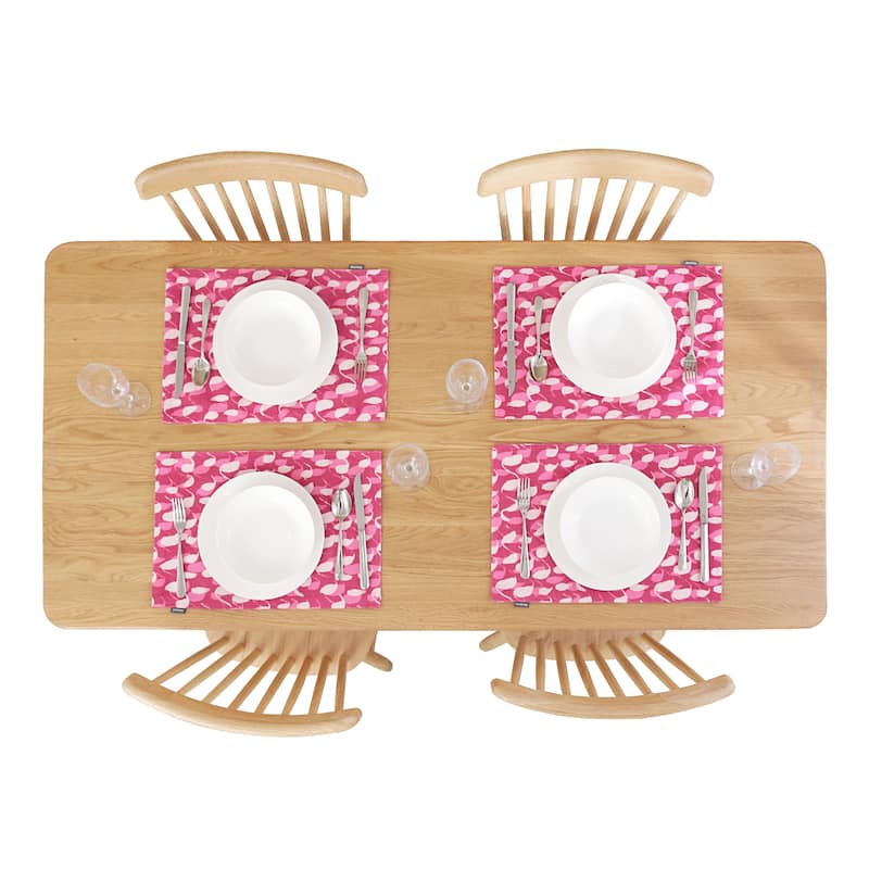 Deconovo Water Resistant Printed Placemats Set of 4