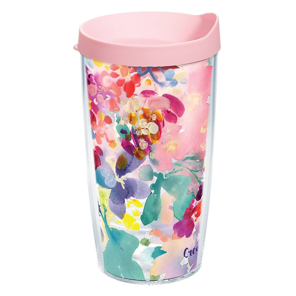 Tervis CreativeIngrid Aura Made in USA Double Walled Insulated Travel Tumbler, Classic