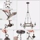 preview thumbnail 7 of 5, The Gray Barn Transitional 6-light Round Candle Chandelier Ceiling Pendant Light