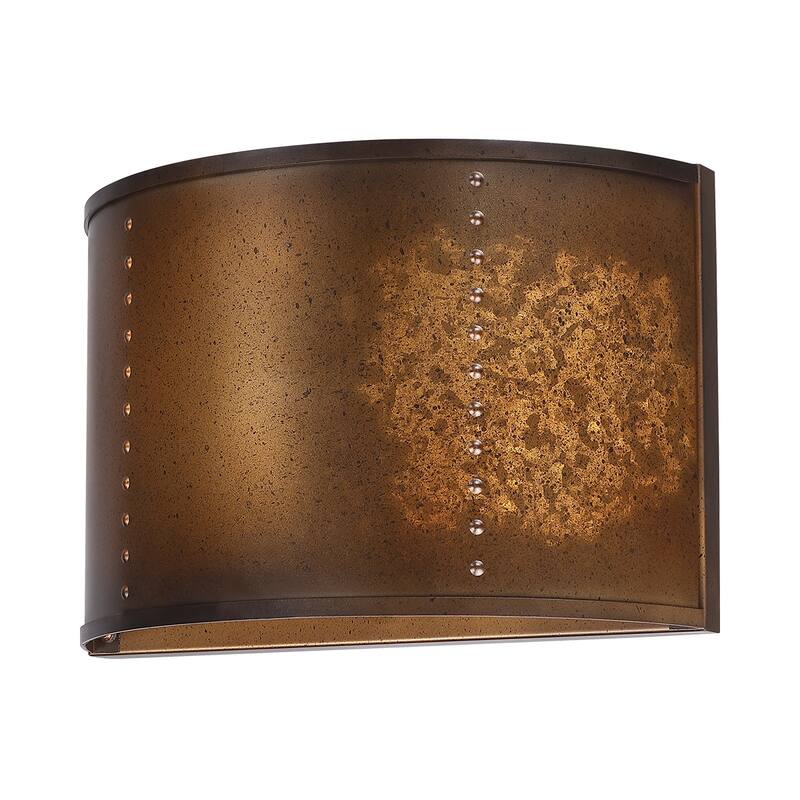 Artisan 1-Light Antique Bronze Vanity Wall Sconce - 12 in. W