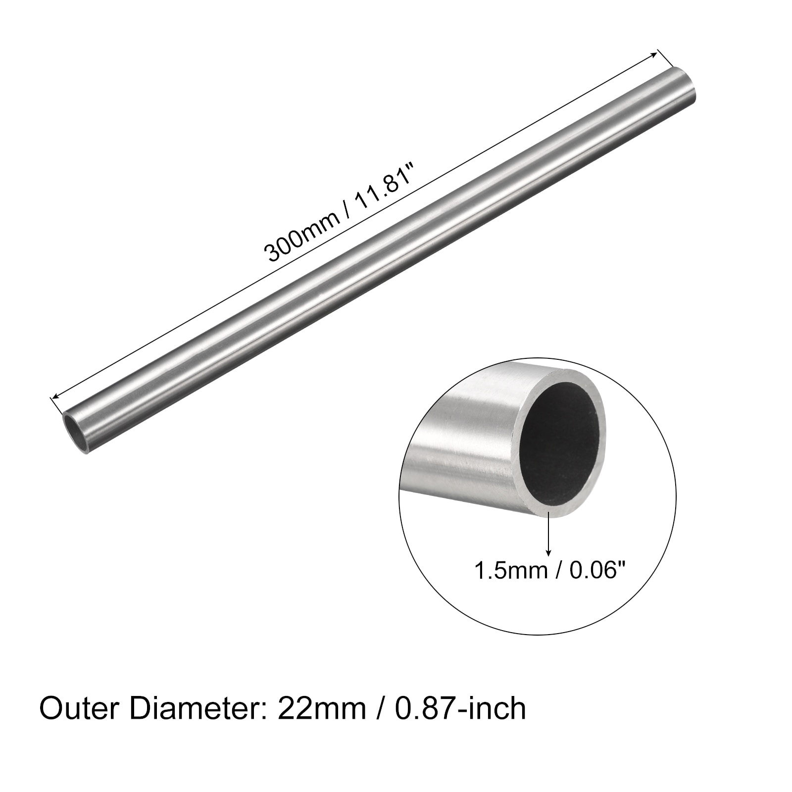304 Stainless Steel Tube, Metal Tubing for Industry Machinery