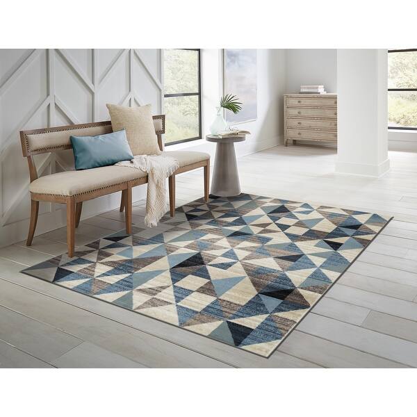 Omani Rugs Domani Marrakesh Geometric Winter Rug - Bed Bath & Beyond - 33806401
