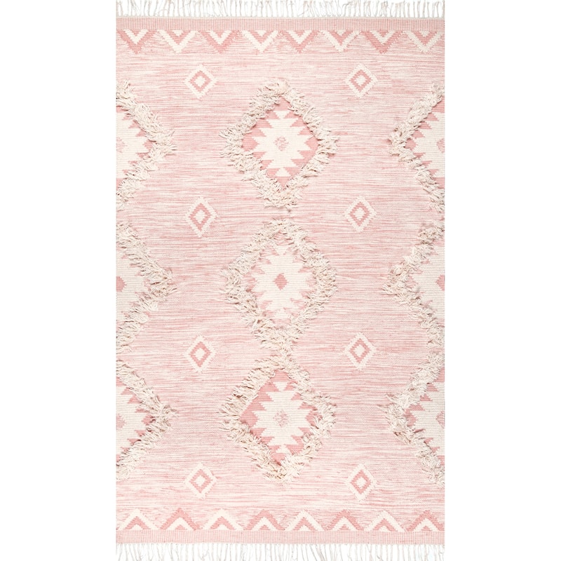 Nuloom Savannah Moroccan Tasseled Wool Area Rug