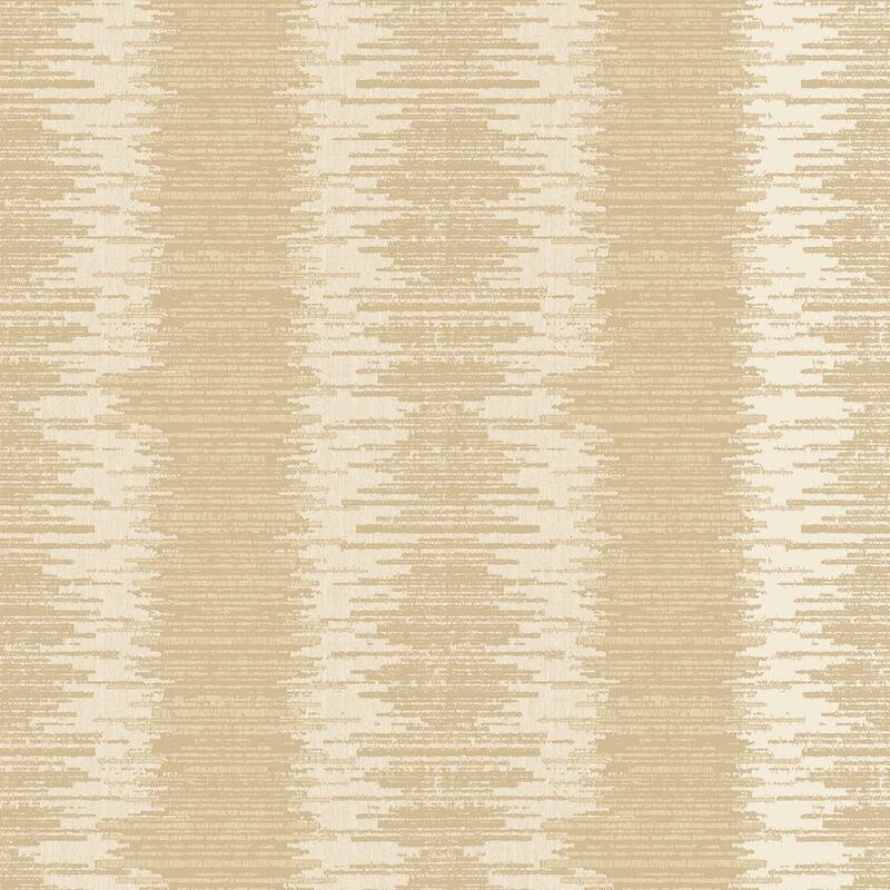 Galerie Wallcoverings Metallic FX Layered Stripe Non-woven Metallic Finish Wallpaper Roll - 33 feet x 21 inches - Yellow