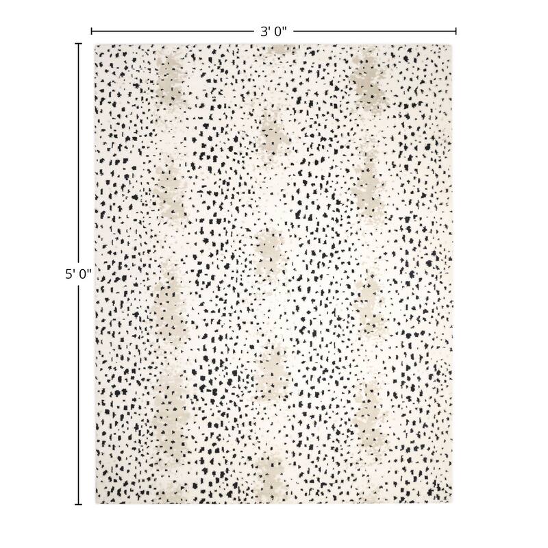 Overton Handmade Modern Contemporary Animal Print Area Rug