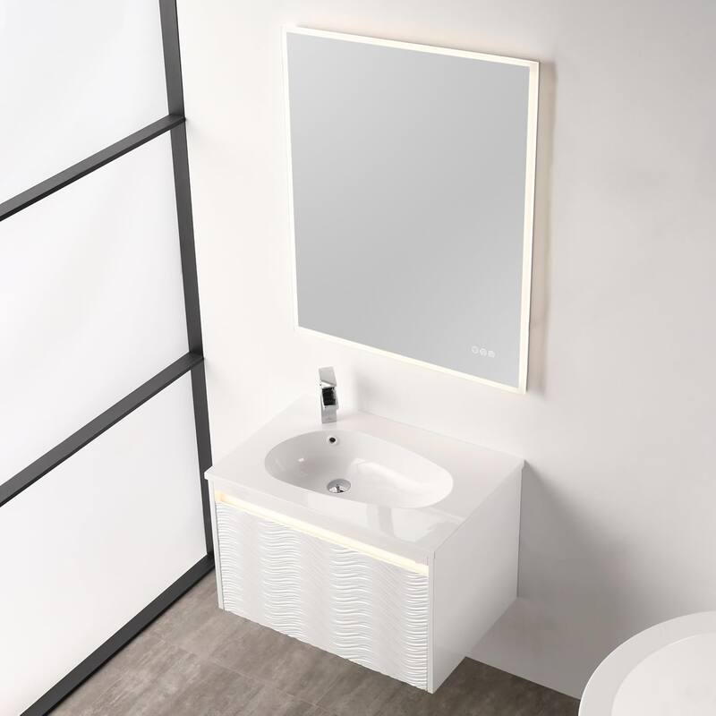 Blossom Wall Mounted Bathroom Vanity with Sink
