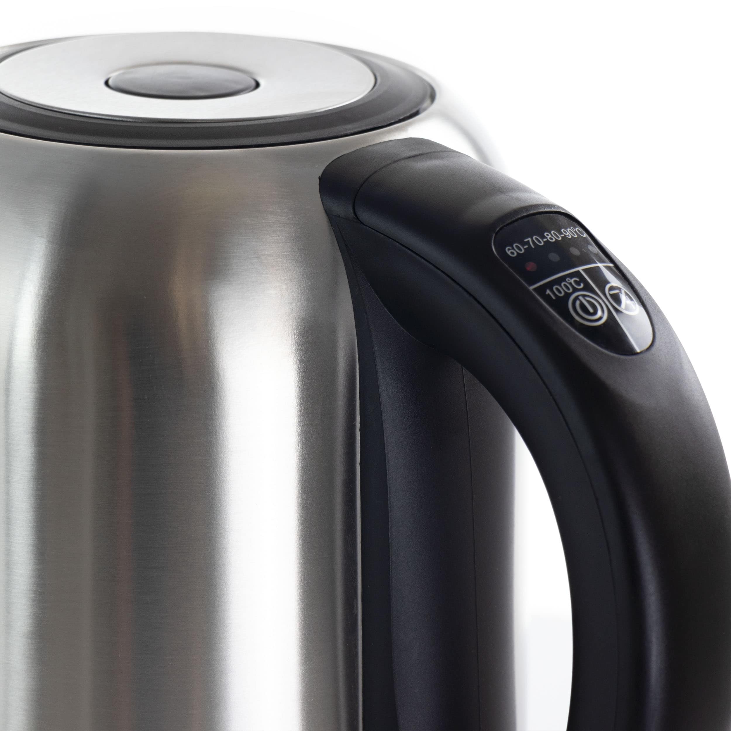 MegaChef 1.7Lt. Stainless Steel Kettle with Electric Base - On Sale - Bed  Bath & Beyond - 32426946