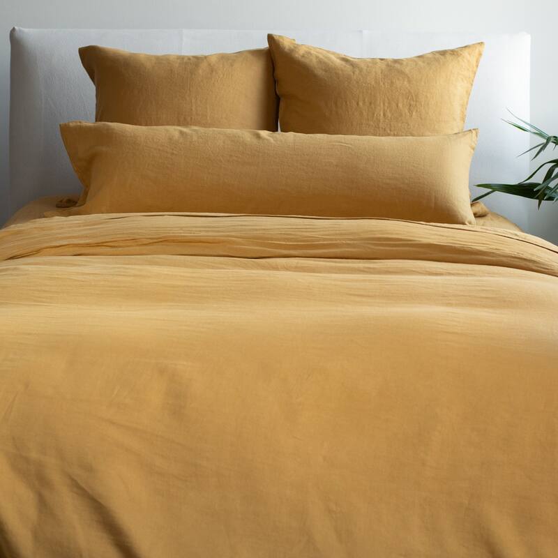 100% French Linen Duvet Cover by BOKSER HOME