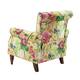 HULALA HOME Nailhead Trim Traditional Accent Armchair with Rolled Arms