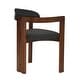preview thumbnail 10 of 34, Jazmin Mid-Century Modern Upholstered Barrel Dining Chairs - Set of 2/4/6
